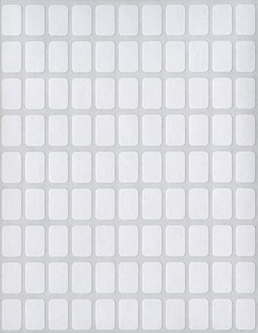 MACO White Rectangular Multi-Purpose Labels, 5/16 x 1/2 Inches, 1000 Per Box ,MS-508