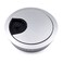 Jetland Desk Grommet for Wire Organizer - Matte Silver, Fits 2" Hole, GMS53, 2-Pack
