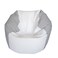 E-SeaRider Round Marine Beanbag ,Medium, Multi,White/Grey