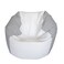 E-SeaRider Round Marine Beanbag ,Medium, Multi,White/Grey