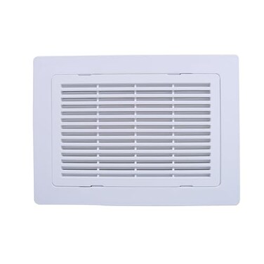 Oatey 34247 Louvered Design Access Panel Frame ABS 6x9 , White