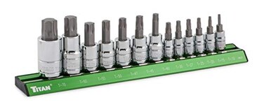 Titan 16122 Star Bit Socket Set - 13 Piece