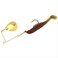 Strike King Redfish Magic Saltwater Spinnerbait, Avocado/Red Head, 1/8oz