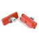 Kool Stop Continental, Caliper Pads, Threaded Posts, Salmon, Pair