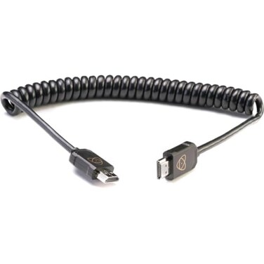 ATOMOS ATOMFLEX PRO HDMI Coiled Cable ,Full to Full 40cmHDMI 2.0 Cable ATOM4K60C6