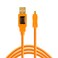 Tether Tools TetherPro USB 2.0 to Mini-B 8-Pin Cablefor Fast Transfer Between Camera and ComputerHigh Visibility Orange15 Feet ,4.6 m