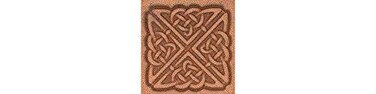 Tandy Leather Square Celtic Craftool&iquest;&frac12; 3-D Stamp 8538-00