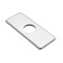 BWE 6-Inch Rectangular Deck Plate, Chrome, KitchenBathroom, 1 or 3 Hole
