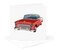 3dRose car 11oz Mug 1 Greeting Card with envelope