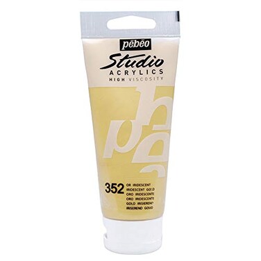 Pebeo - Acrylic Fine Studio Acrylics - Gold - Gold 100ml/3.38oz