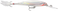 Rapala X-Rap Deep Jerkbait&ldquo; 3-1/8", Glass Ghost
