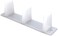 Slide-Co 16451 Sliding Closet Door Bottom Guide, 4-3/16 In., Plastic, White ,Single Pack