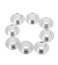 MUXSAM 8-Pack Inline Skate Bearing Bushing Spacers for 8mm Axles - Silver