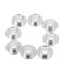MUXSAM 8-Pack Inline Skate Bearing Bushing Spacers for 8mm Axles - Silver