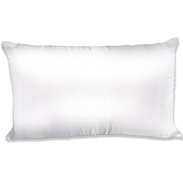 Spasilk Satin Pillowcase, Charmeuse Satin Pillowcase, Hypoallergenic Pillowcase, Queen Size- White Pillowcase