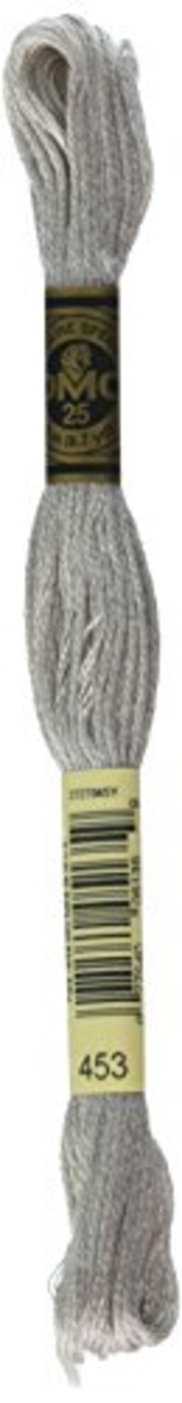 DMC 117-453 Six Stranded Cotton Embroidery Floss, Light Shell Gray, 8.7-Yard