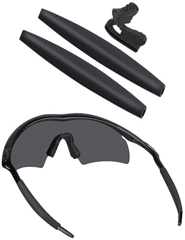 BLAZERBUCK Replacement Sock Kits EarsocksNosepieces for Oakley M Frame Series Sunglass - Black