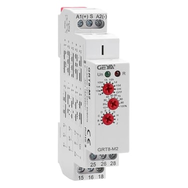 GAEYAELE 16A Multifunction Time Relay with 10 Function Choices AC/DC12V-240V Relay,GRT8-M2,AC/DC12V240V