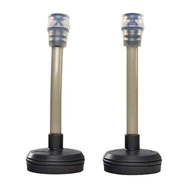 NATHAN NS4596 Hydration Bottle, Portable Water Bottle, Extended Straw, 2 Pack, Running, Trail Running