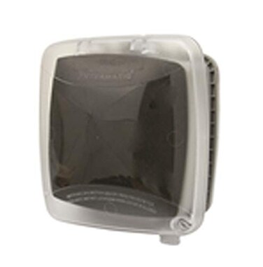 Intermatic Wp5221C Electrical Box, 2.25" Single/Double Gang Plastic While-in-Use Weatherproof Vertical Cover