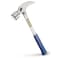 ESTWING Framing Hammer - 30 oz Long Handle Straight Rip Claw with Smooth FaceShock Reduction Grip - E3-30S,Silver