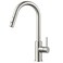 FORIOUS Kitchen Faucet with Pull Down Sprayer, Brushed Nickel High Arc