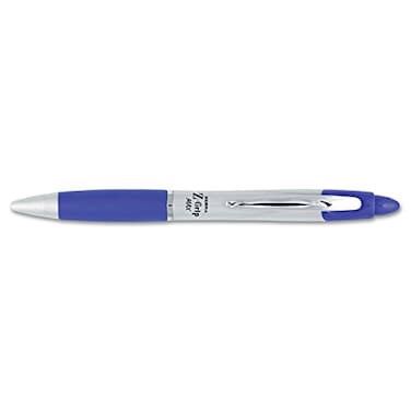 Zebra Technologies Zebra 22420 Z-Grip MAX Ballpoint Retractable Pen, Blue Ink, Medium, Dozen