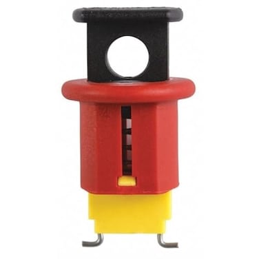 Brady Circuit Breaker Lockout - Designed to Secure ABB MS325 Rotary Style Breakers - Red - 149433