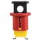 Brady Circuit Breaker Lockout - Designed to Secure ABB MS325 Rotary Style Breakers - Red - 149433