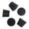Enjoyist 5-Pack ,Same SizeSolid Rubber Stoppers - Size7-37mm ,1.45inx 28mm ,1.10in- 30mm ,1.18inLong - Black Lab Plug