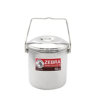 Zebra Technologies Zebra Loop Handle Pot Stainless Steel ,16 cm