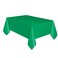 Unique Emerald Green Solid Rectangular Plastic Table Cover ,54" x 108"1 Count - Elegant DesignPremium Quality, Ideal For Parties, EventsEveryday Use