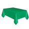 Unique Emerald Green Solid Rectangular Plastic Table Cover ,54" x 108"1 Count - Elegant DesignPremium Quality, Ideal For Parties, EventsEveryday Use