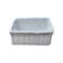 ARPAN White Wicker StorageHamper Basket with White Cloth Lining&ldquo; Small, MediumLarge Gift Baskets for Xmas, Wedding, ConfettiParties, Snack Basket, Wicker Baskets Multipack