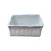 ARPAN White Wicker StorageHamper Basket with White Cloth Lining&ldquo; Small, MediumLarge Gift Baskets for Xmas, Wedding, ConfettiParties, Snack Basket, Wicker Baskets Multipack