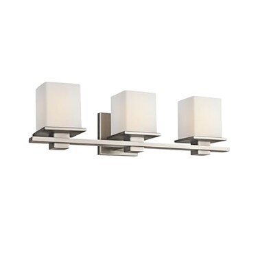 Kichler Tully 3-Light Bathroom Vanity Light, Antique Pewter