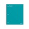 Staples Accel Durable Poly Cover 1-Subject Notebook, College Ruled, Teal