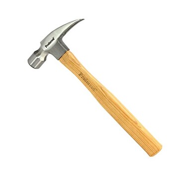 Proferred Ripping Claw Hammer, 20 oz Hammer, Polished Face, Hickory Handle Hammer, T49013