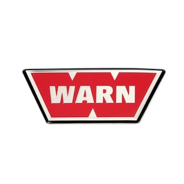 Warn 98398 Decal Replacement Warn Emblem 3.5" L x 1.75" H