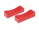 Prothane Jack Stand Pad, Polyurethane, Red, 1-1/2 x 6 in Head, Pair