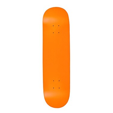 Moose Blank Skateboard Deck - NEON Orange - 8.25