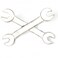 Hot Leathers PNA1182 Wrenches Pewter Biker Pin