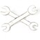 Hot Leathers PNA1182 Wrenches Pewter Biker Pin