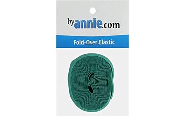 Annie By 3/4In X 2Yd Turquoise Fold-Over Elastic