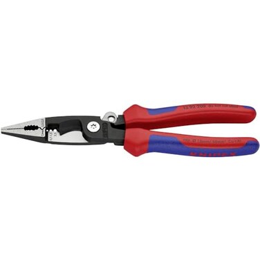 Knipex 13 92 200 Pliers for Electrical Installation with soft grip and opening spring