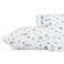 Eddie Bauer - Queen Sheets, Cotton Percale Bedding Set, CrispCool Home Decor ,Campout Dark Blue, Queen