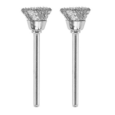 Dremel 442-02 Carbon Steel Brushes ,2 Pack, 1/2" Diameter