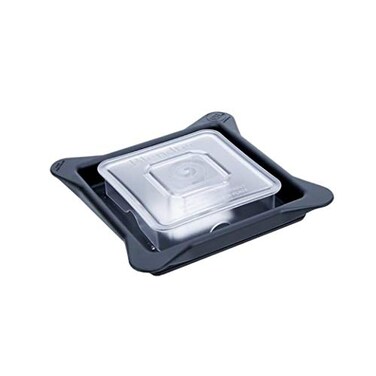 Blendtec Commercial Blender LidSoft Vented Gripper Mix-in with Square Clear Plug