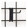 NAHANCO GWH4B 4" Black Gridwall Peg Hooks ,Pack of 12