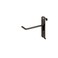 NAHANCO GWH4B 4" Black Gridwall Peg Hooks ,Pack of 12